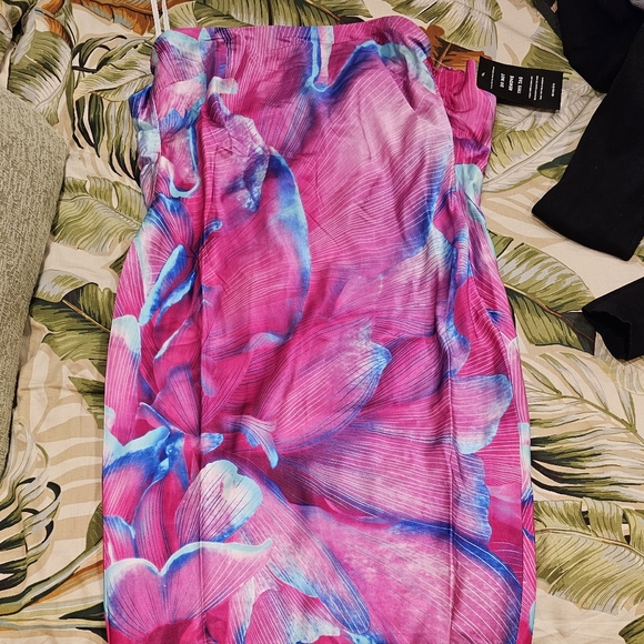 Retrofete Keaton silk dress size M pink peony NWT - Picture 4 of 6